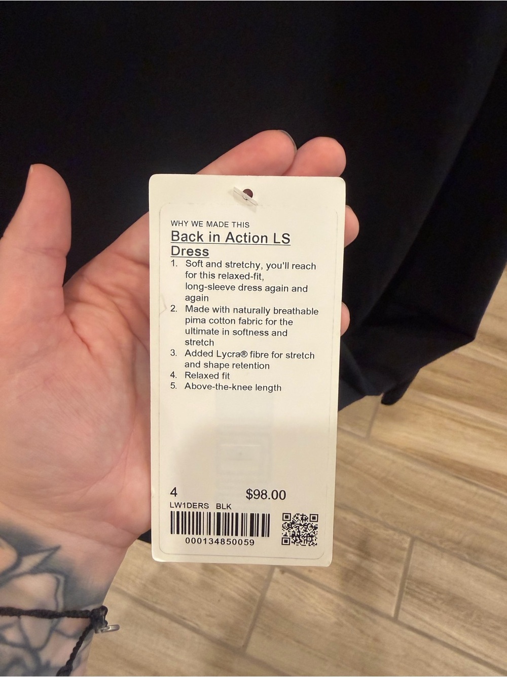 lululemon NWT Back In Action Dress - Picture 4 of 5